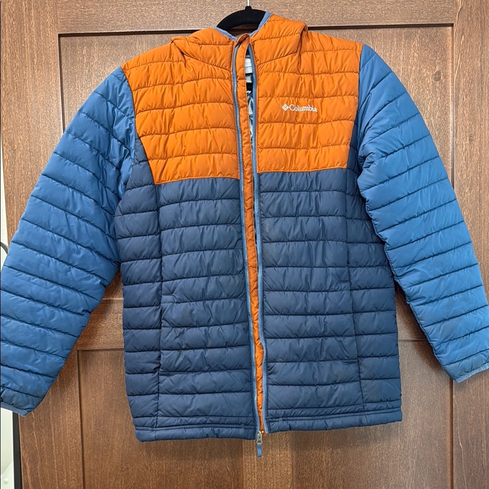 Columbia Kids' Orange and Blue Puffer Jacket